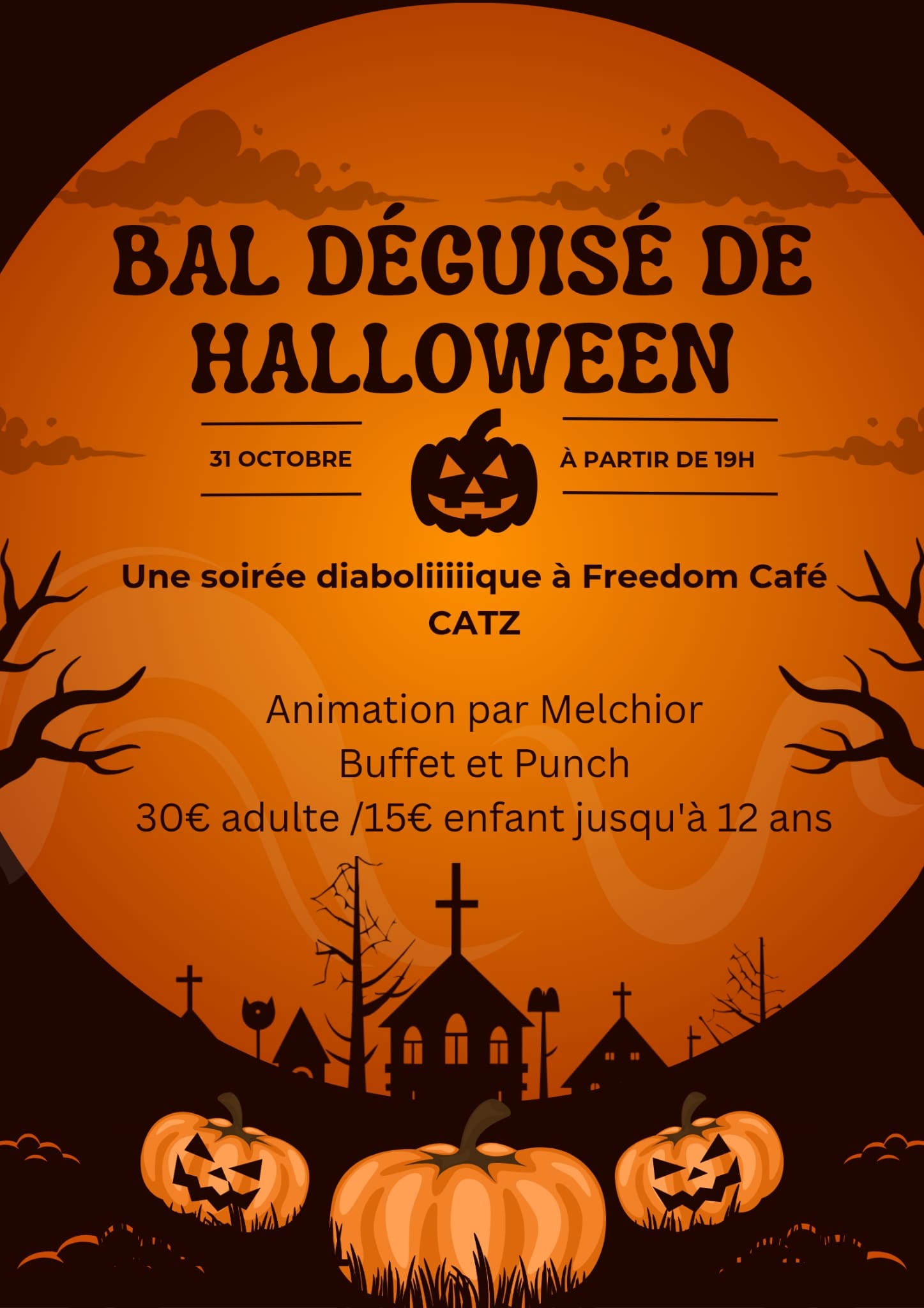 Bal déguisé d&rsquo;Haloween